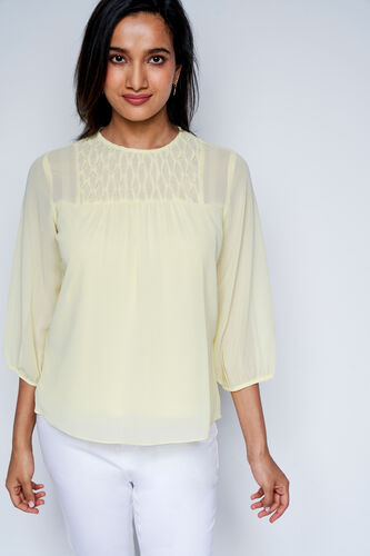 Sunkissed Yellow Top, Yellow, image 1